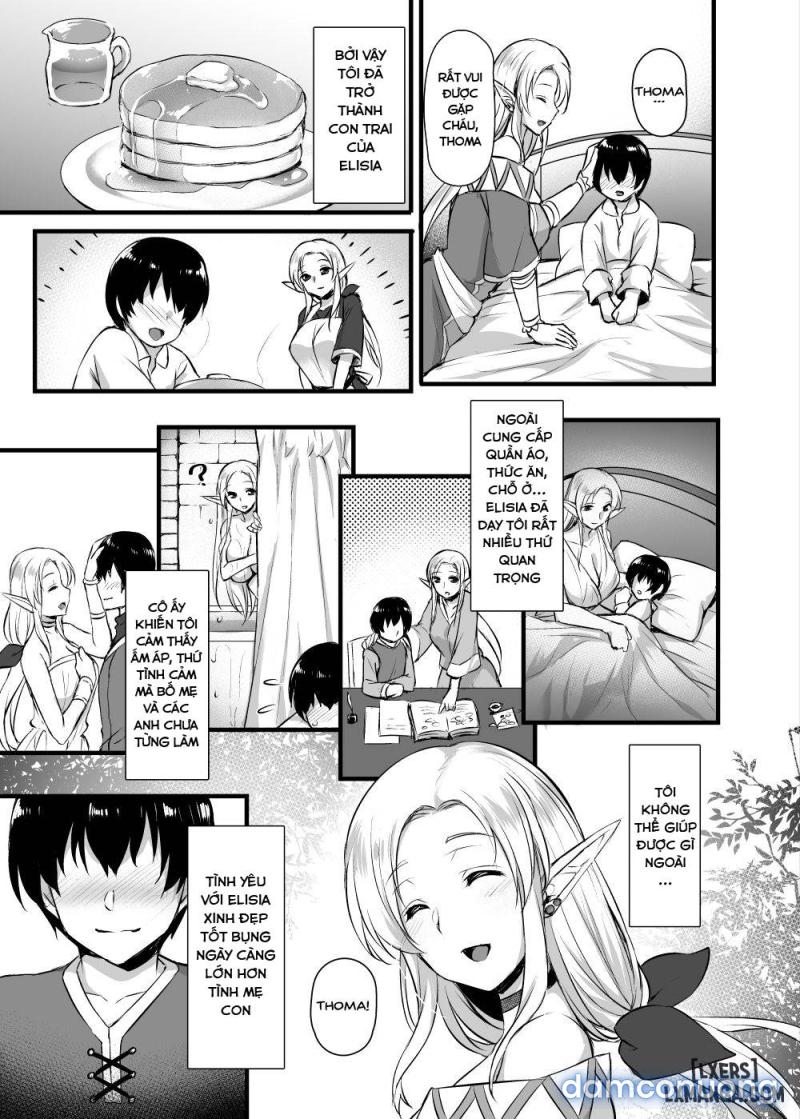 Elf no Okaa-san ~Giri no Musuko no Me no Mae de Orc ni Okasarete Chapter 1 - Page 5