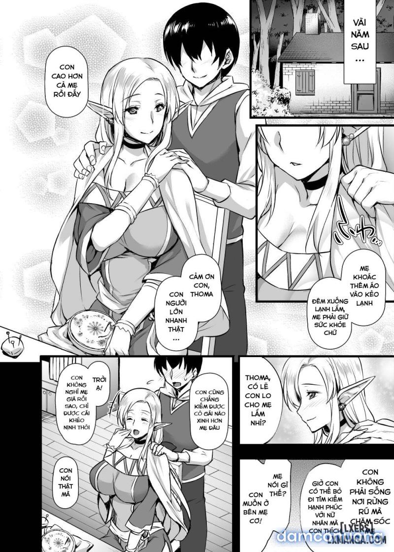 Elf no Okaa-san ~Giri no Musuko no Me no Mae de Orc ni Okasarete Chapter 1 - Page 6