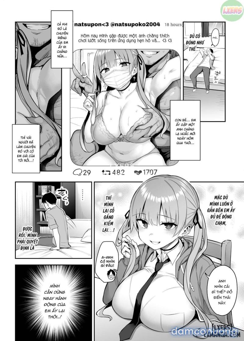 Moto InCha no Kyonyuu Yariman Imouto ga Erosugite, Onii-chan wa Mou FULL Chapter 2 - Page 12