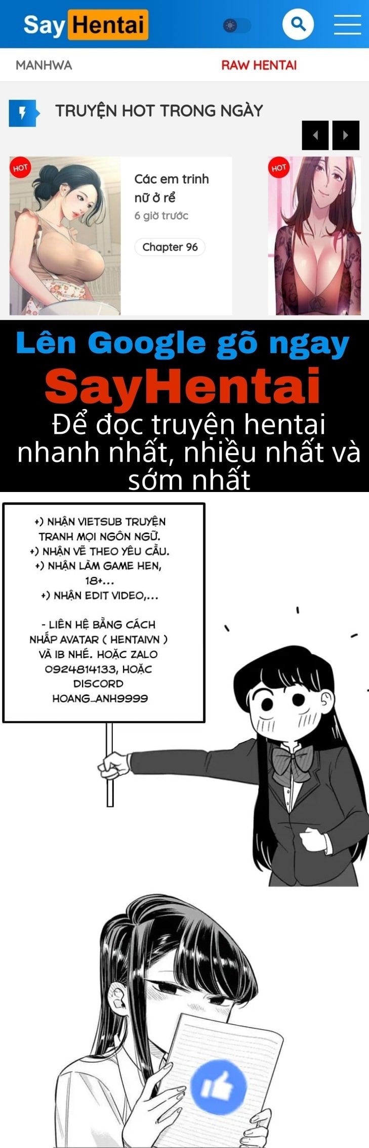 Thay vào đó là mẹ bạn gái Oneshot - Page 1