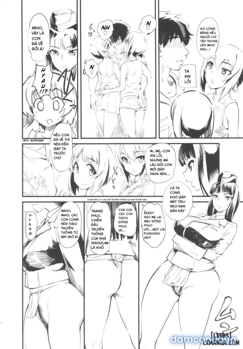 Nishizumi Household Peaceful 4-some Chapter 1 - Page 3