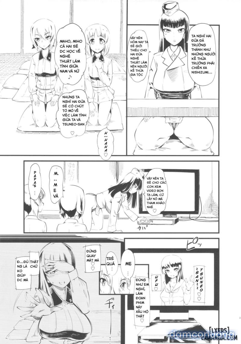 Nishizumi Household Peaceful 4-some Chapter 1 - Page 4