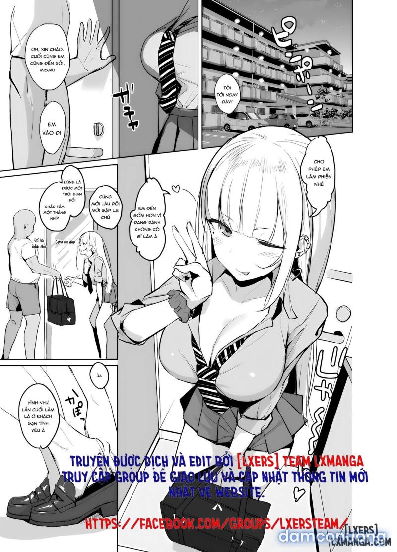 Ecchi na Gal JK ga Kyokon Zetsurin Oji-san to Pakoru Yatsu Oneshot - Page 2