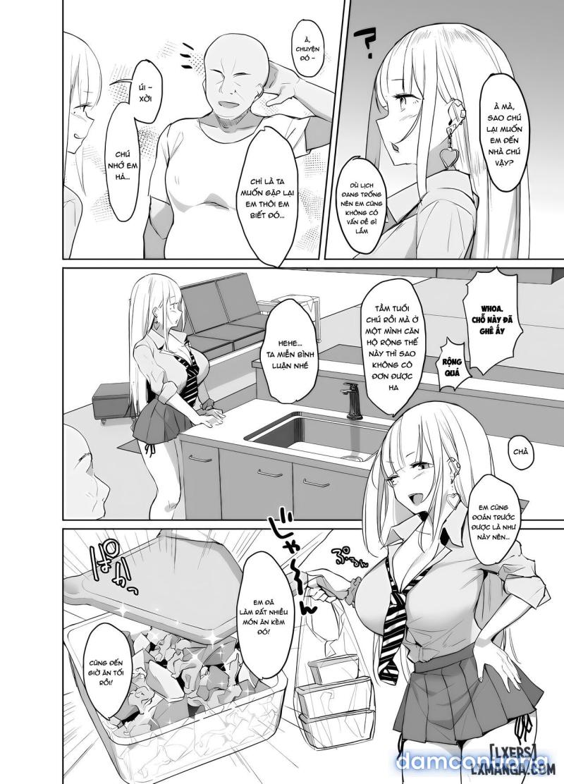 Ecchi na Gal JK ga Kyokon Zetsurin Oji-san to Pakoru Yatsu Oneshot - Page 3