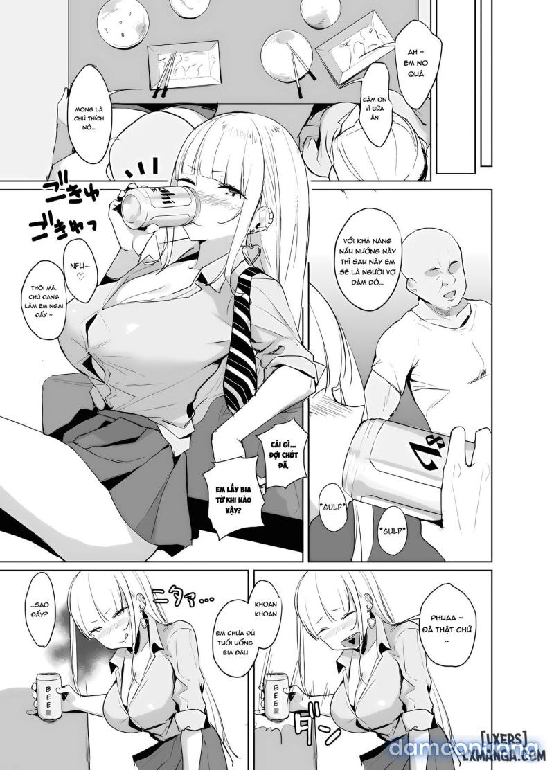 Ecchi na Gal JK ga Kyokon Zetsurin Oji-san to Pakoru Yatsu Oneshot - Page 4