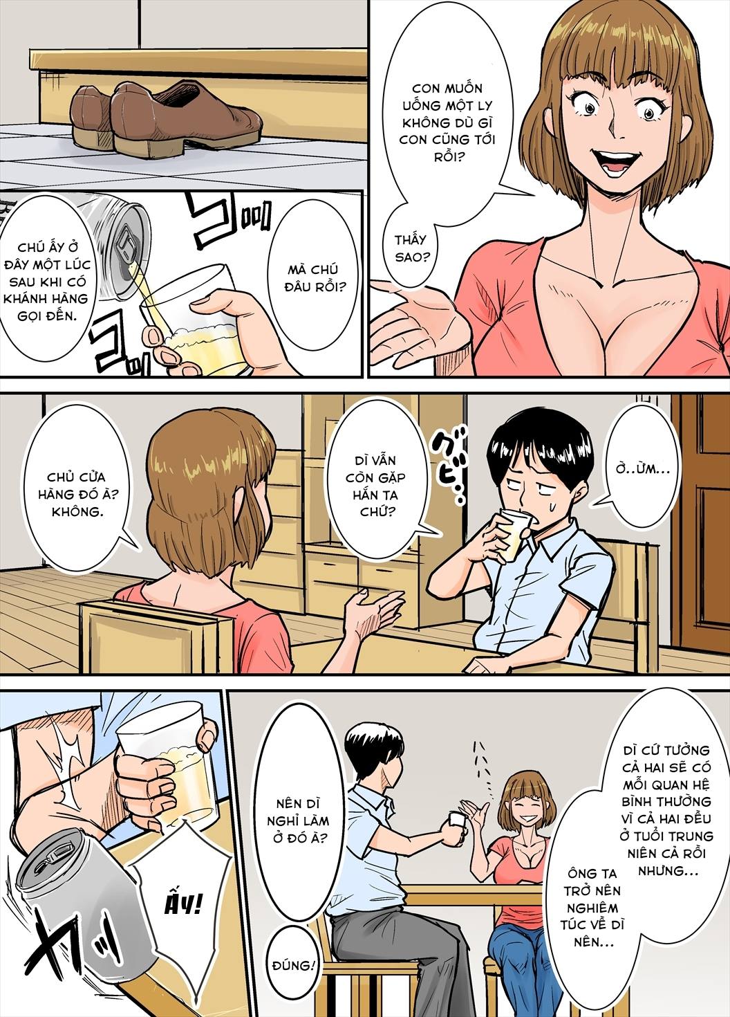 Bắt gặp dì ngoại tình Oneshot - Page 9