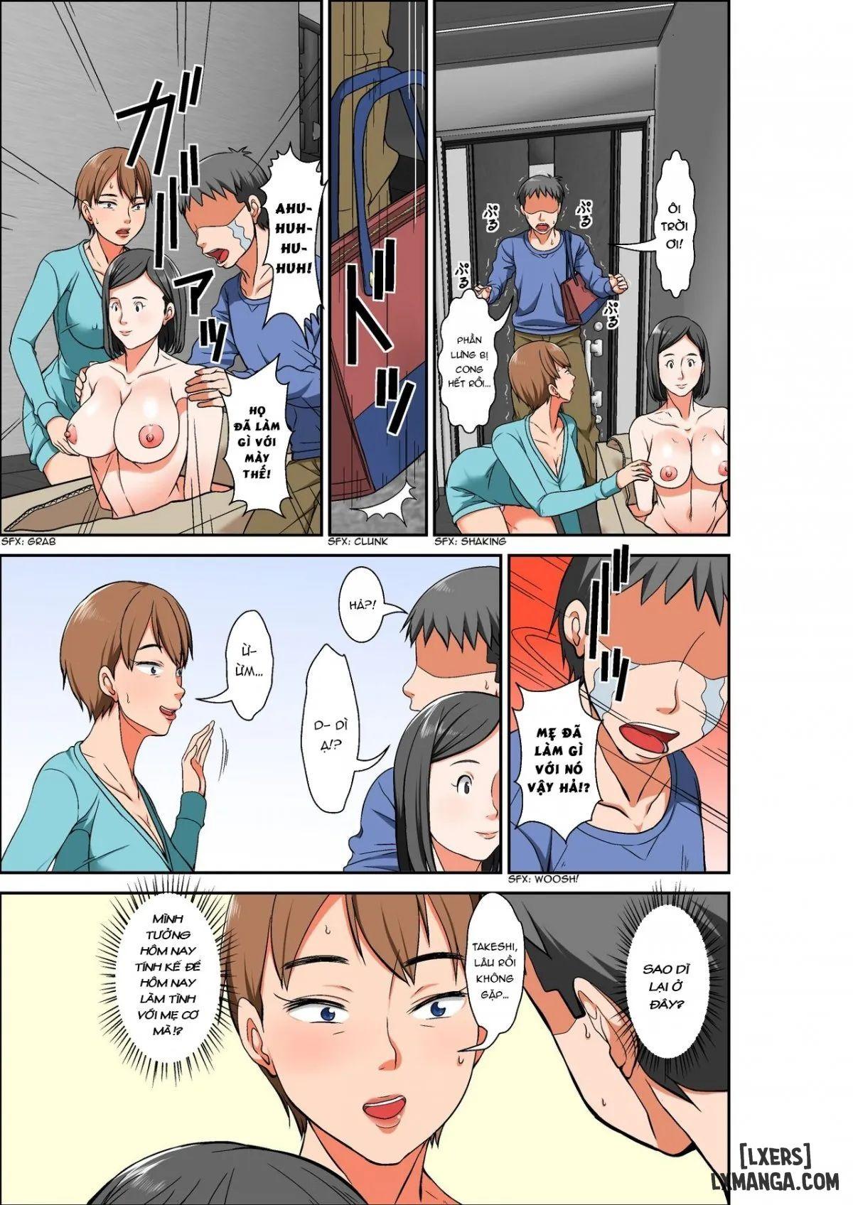 Hahaoya to SEX shiyou to shitara cho binkan taishitsu no oba ga wana ni kakatta hanashi Chapter 1 - Page 8