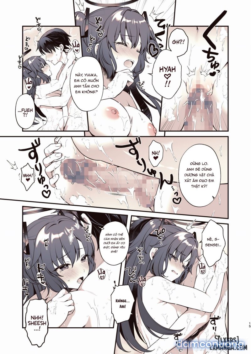 Shower de Yuuka to | Shower Time With Yuuka! Oneshot - Page 14