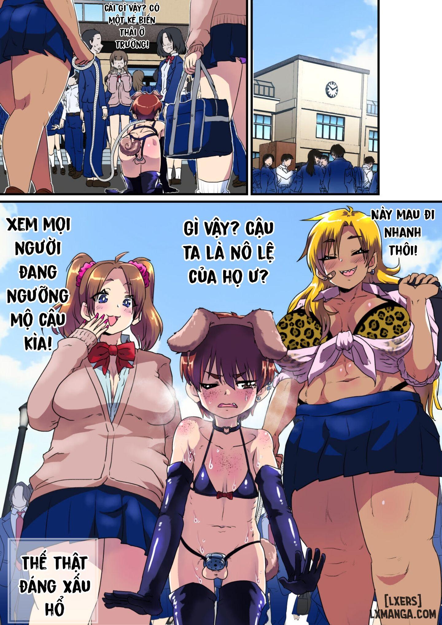 I Ended Up Being Transformed Into The Sissy Slave Of The Big-Cocked Futanari Girls Oneshot - Page 10