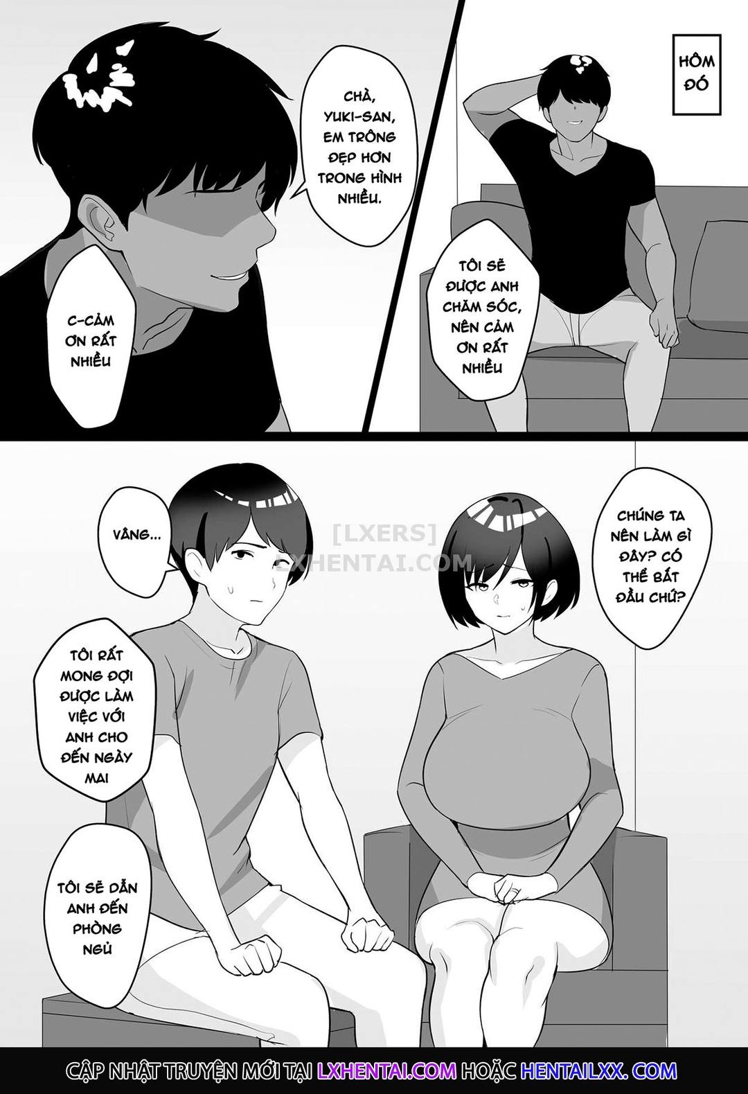 Xin hãy làm tình với vợ tôi Oneshot - Page 8