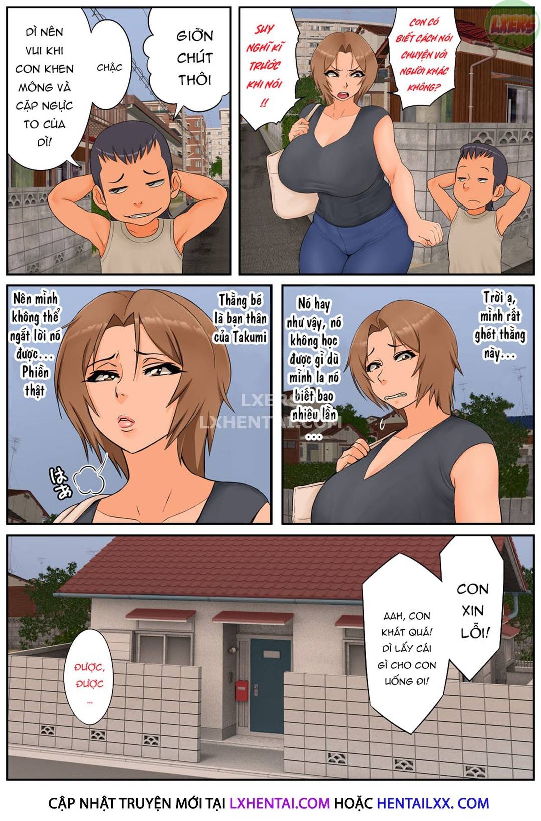 Uy hiếp mẹ bạn với clip bạn ăn trộm Oneshot - Page 9