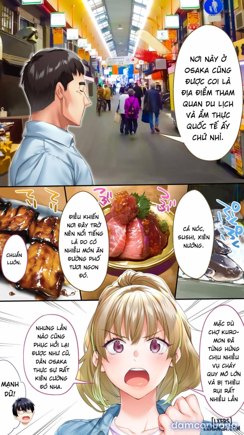 Panpan Travelers Oosaka Shuudan Rapehen -TRUYỆN MÀU - Chương 1 - Page 14