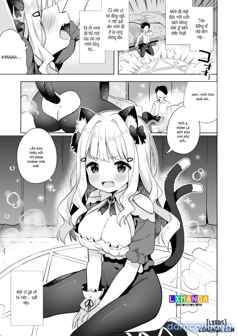 Hirotta Madousho de Chinmai Nekomimi-chan to Ecchi Dekiru Hon Oneshot - Page 2