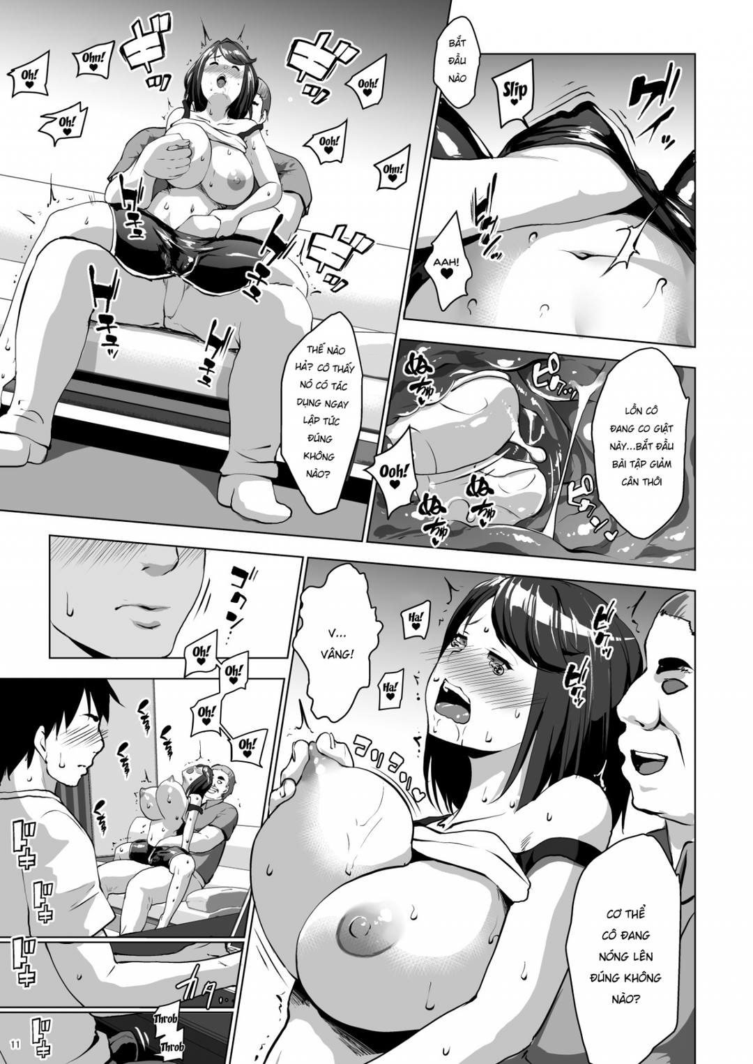 Cô vợ bị lão hàng xóm thôi miên và làm có thai Oneshot - Page 12