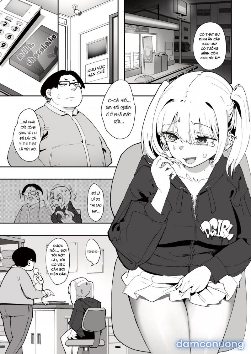 Cô Nàng Gyaru Và Anh Nhân Viên May Mắn Oneshot - Page 3