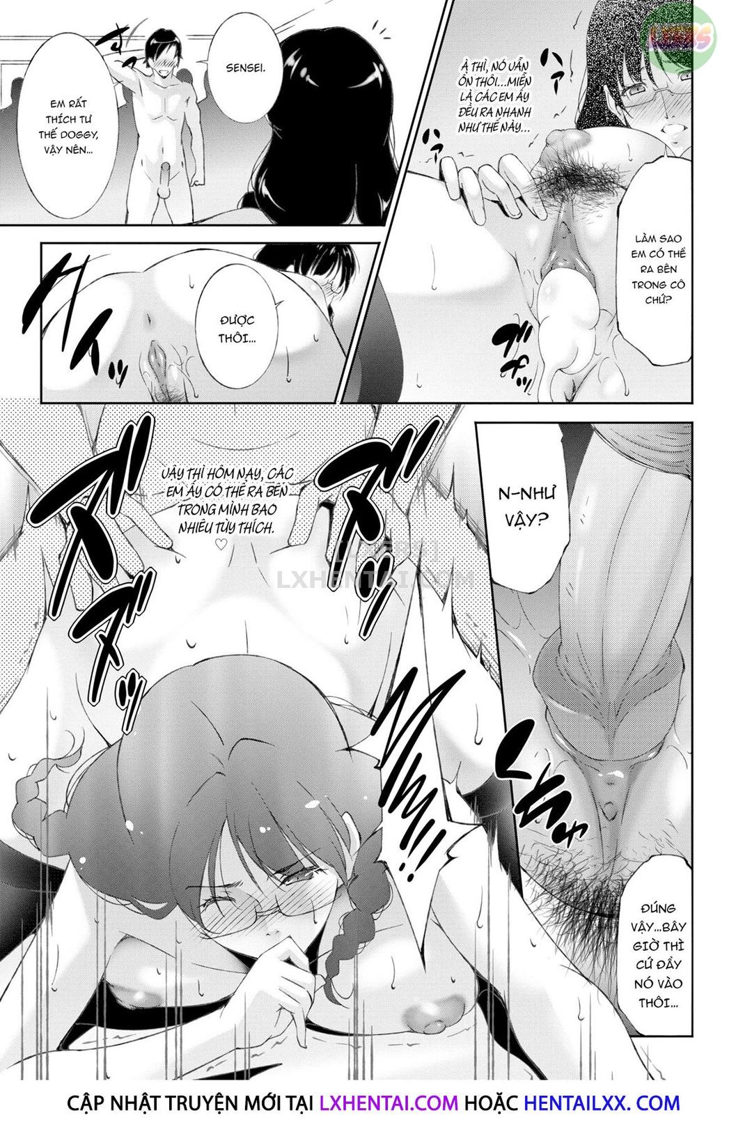 Hentai Không che: Cô giáo mãi đỉnh Chapter 9 - Page 13