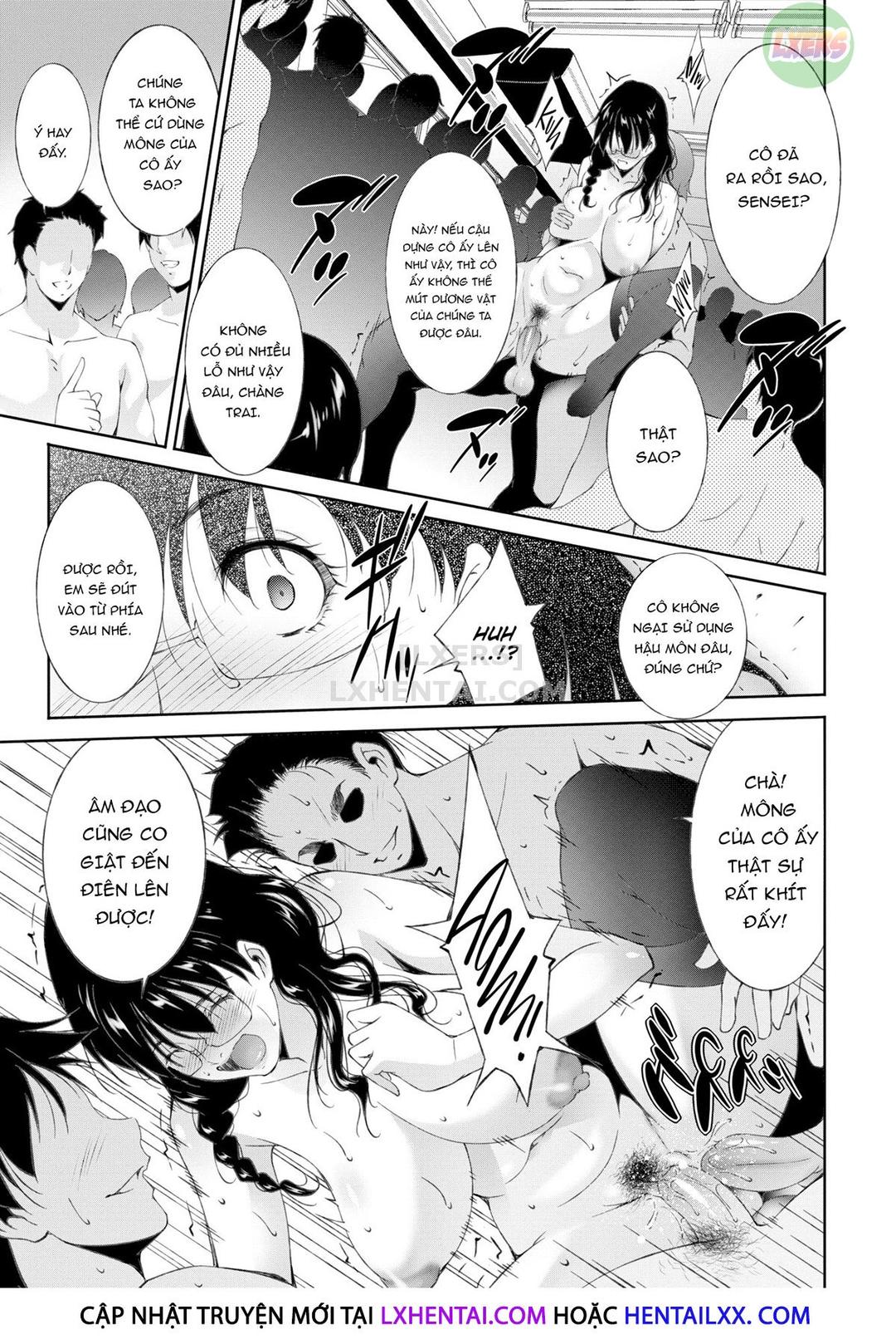 Hentai Không che: Cô giáo mãi đỉnh Chapter 9 - Page 17