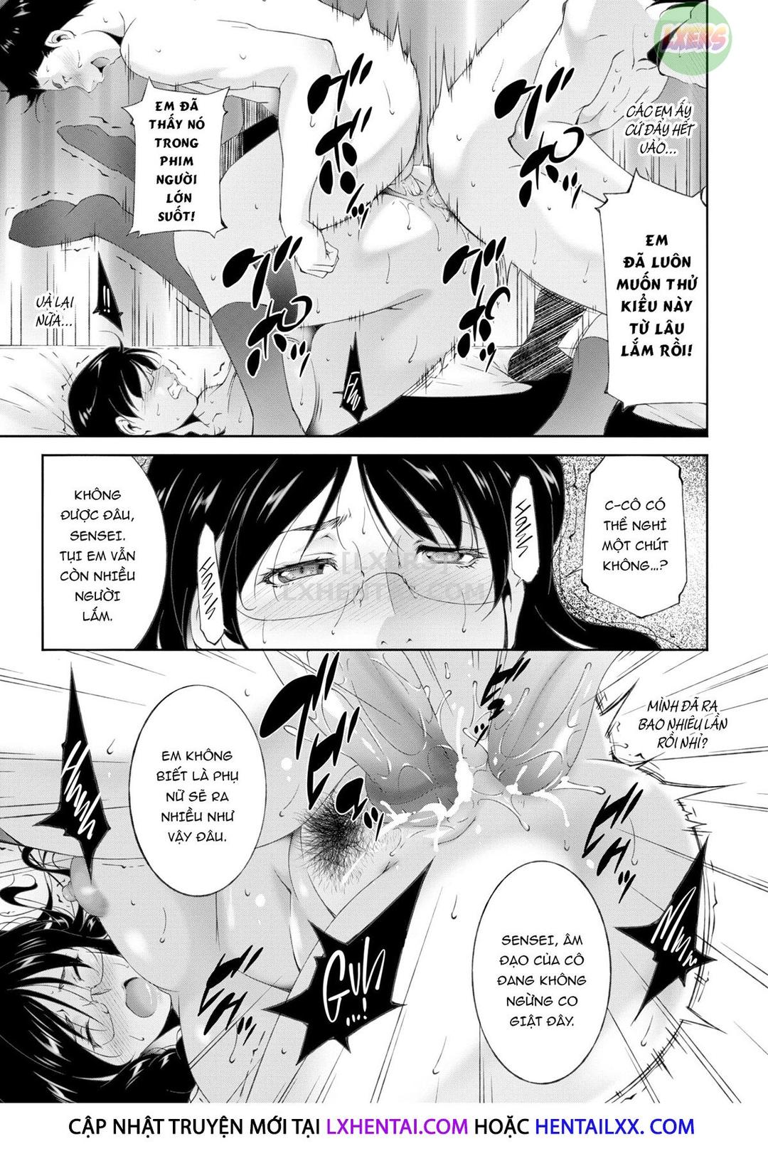 Hentai Không che: Cô giáo mãi đỉnh Chapter 9 - Page 19