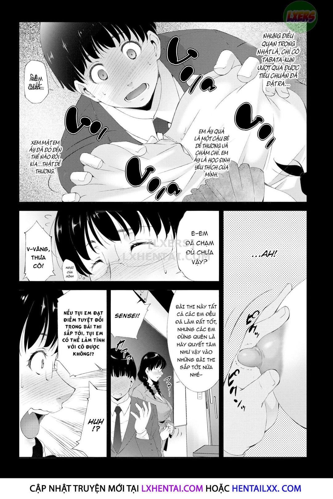 Hentai Không che: Cô giáo mãi đỉnh Chapter 9 - Page 7