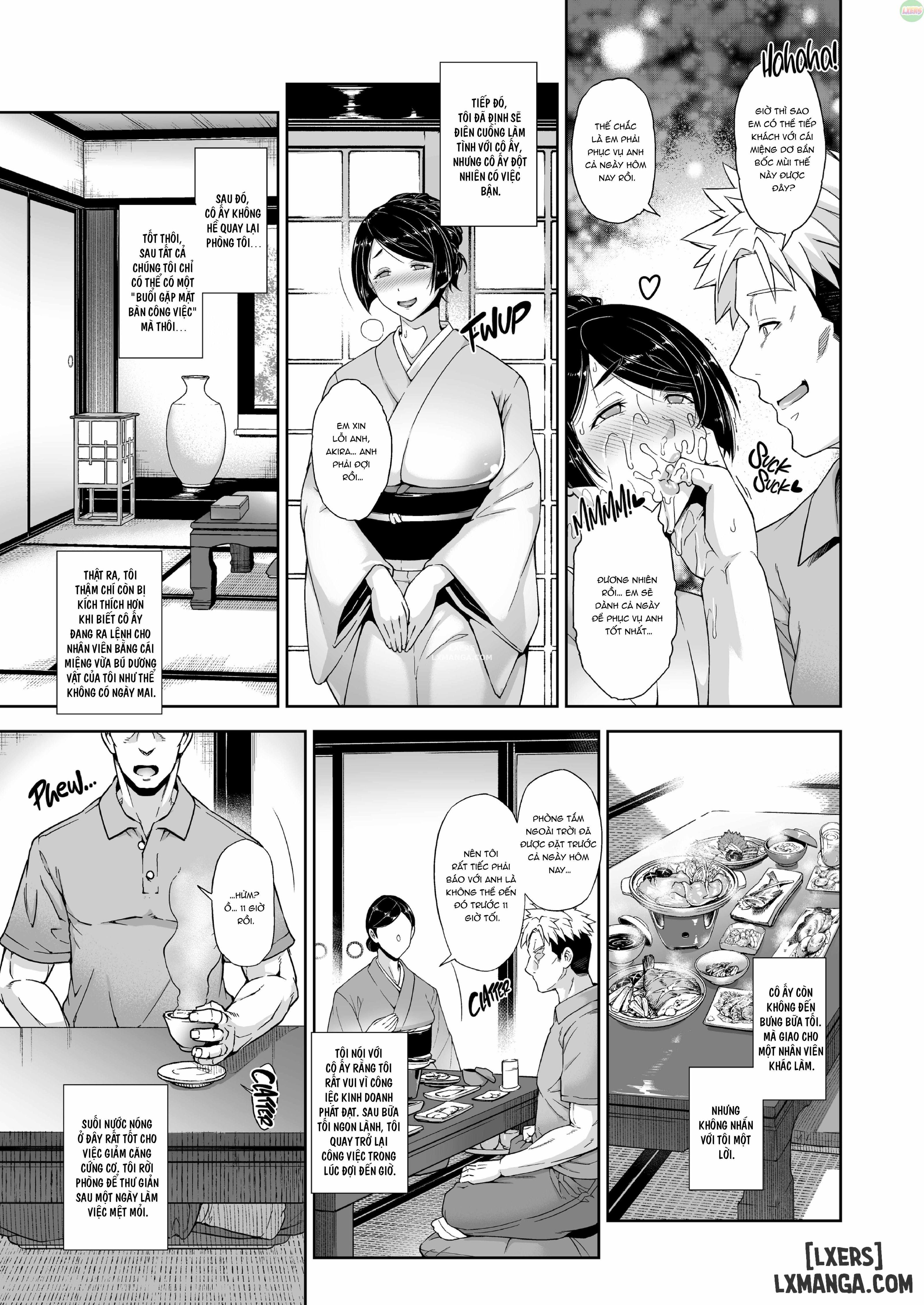 Bà Chủ Suối Nước Nóng Không Biết Xấu Hổ Nghiện Làm Tình Chapter 1 - Page 17