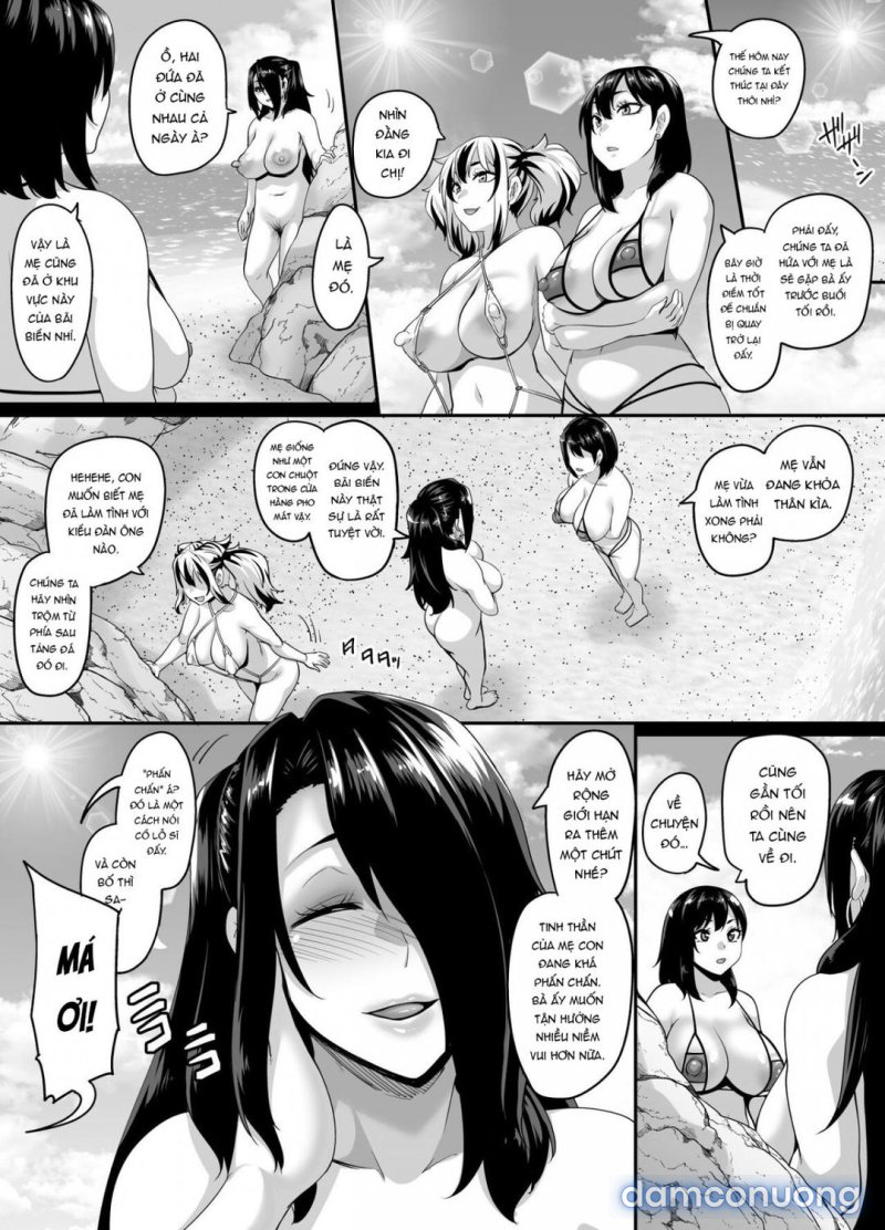 Kazoku Ryokou wa Yarimoku Beach de Sex Zanmai Chapter 3 - Page 73