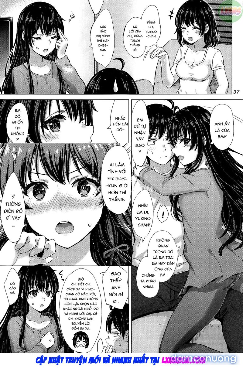 Yukinoshita Shimai to Iyarashii Futari no Himegoto Oneshot - Page 37