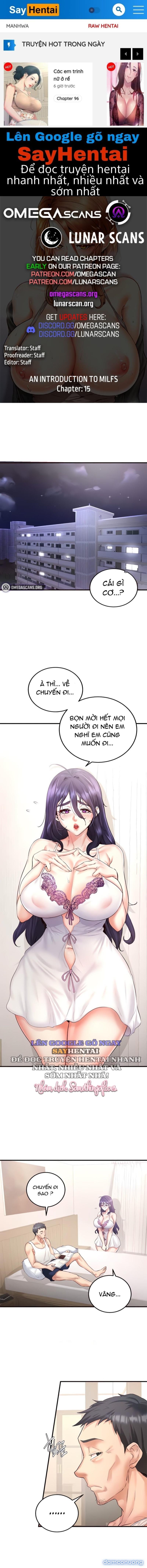 Chào Mừng Đến Với Văn Hóa MILF Chapter 15 - Page 1