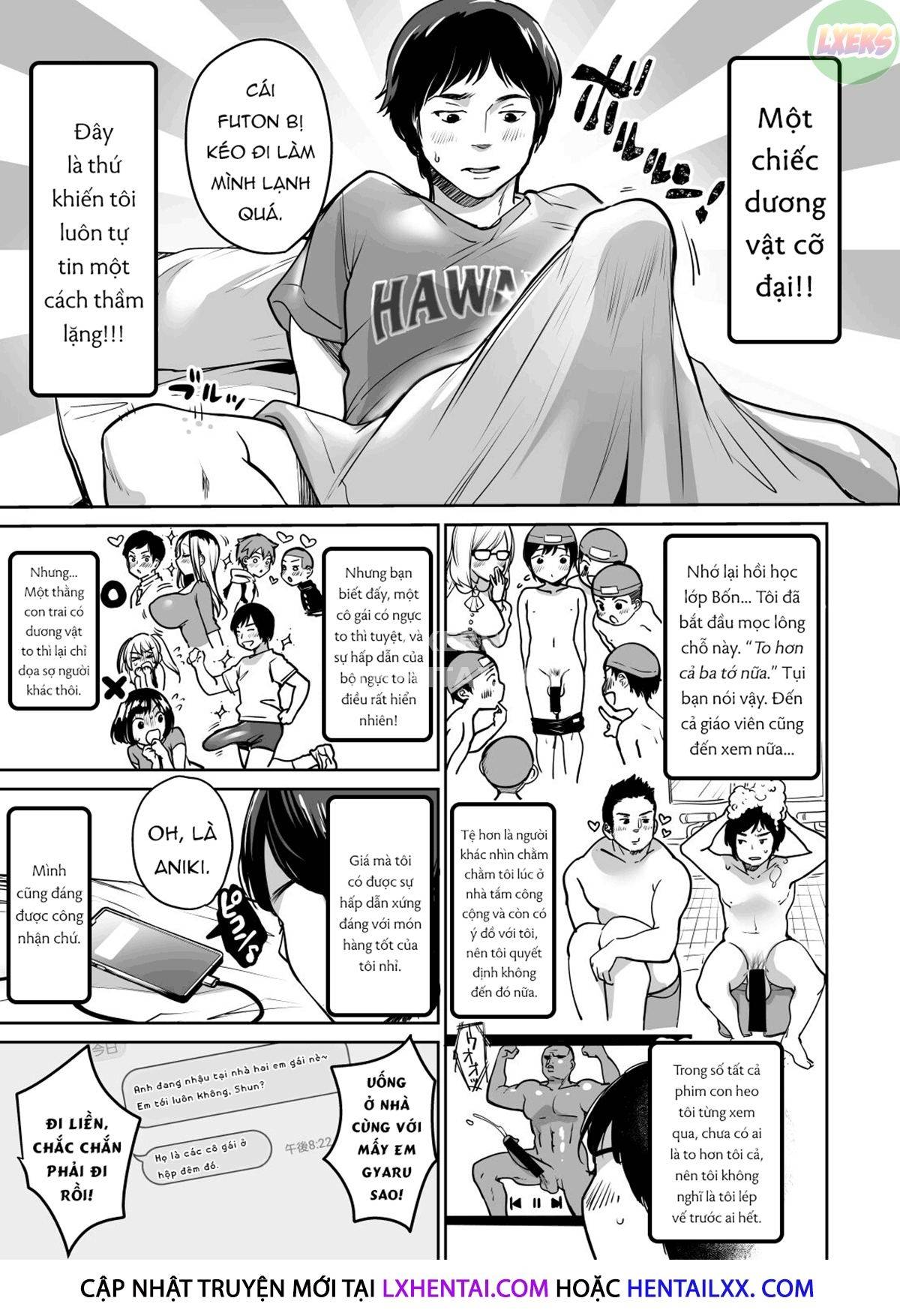 Thành quả của tôi khi nỗ lực khoe cặc to Oneshot - Page 6