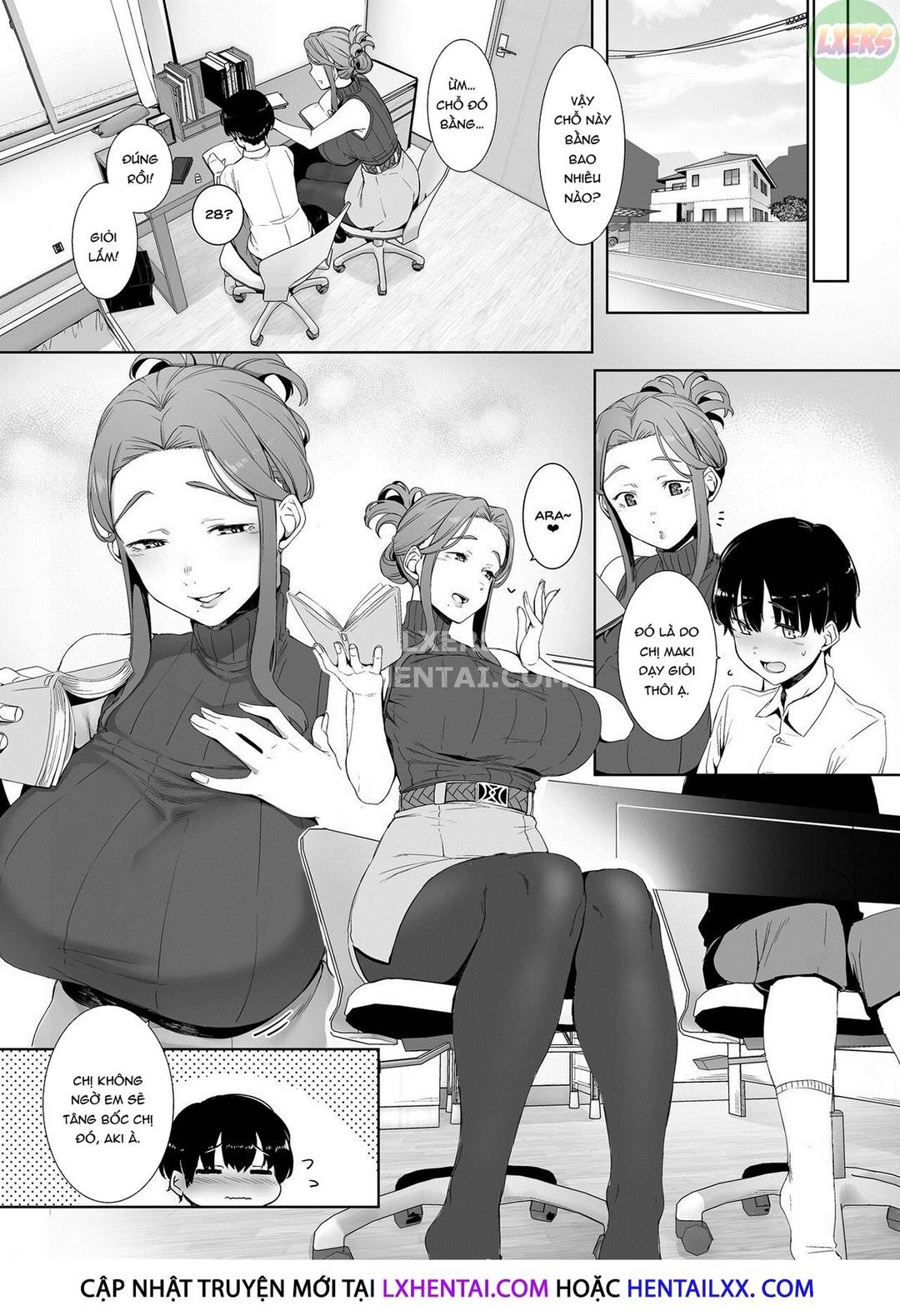 Chị gia sư xinh đẹp Oneshot - Page 3