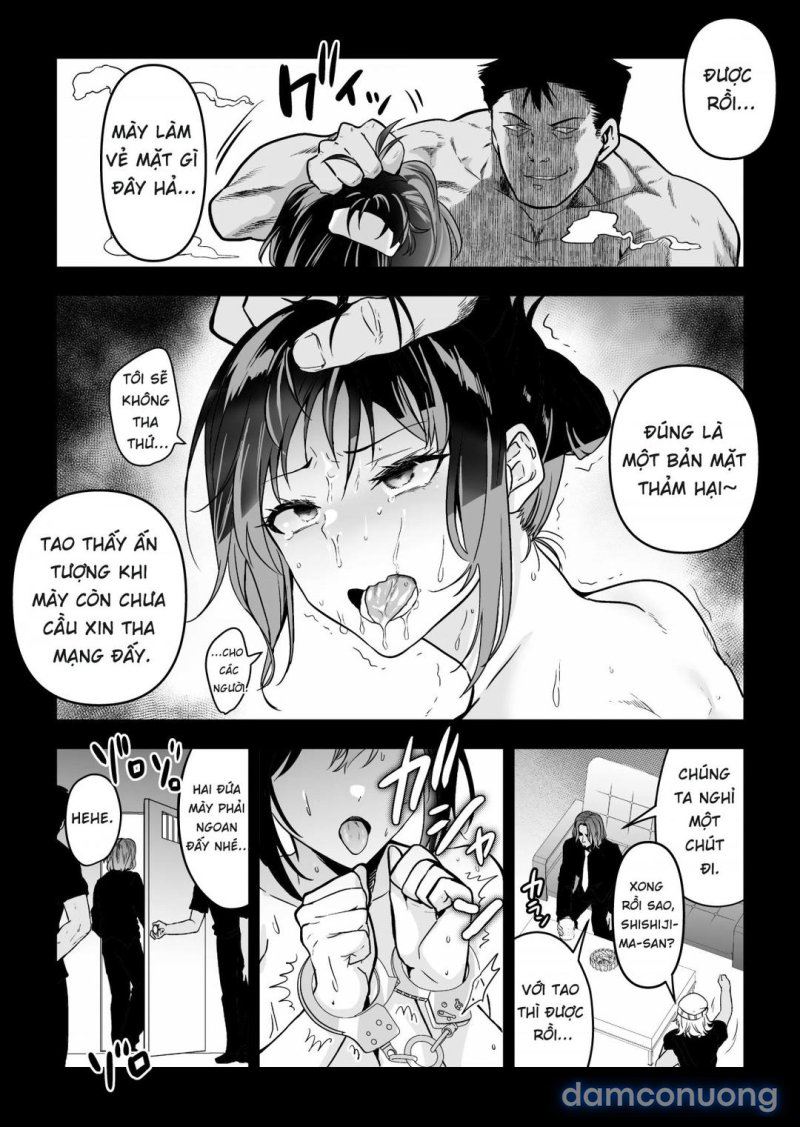 Hema Shita Boku o Kabatte Tsukamatta Senpai Onna Sousakan ga Akutou-domo ni Biyaku-zuke de Yarareru Sugata ni Kuzu Bokki Oneshot - Page 48