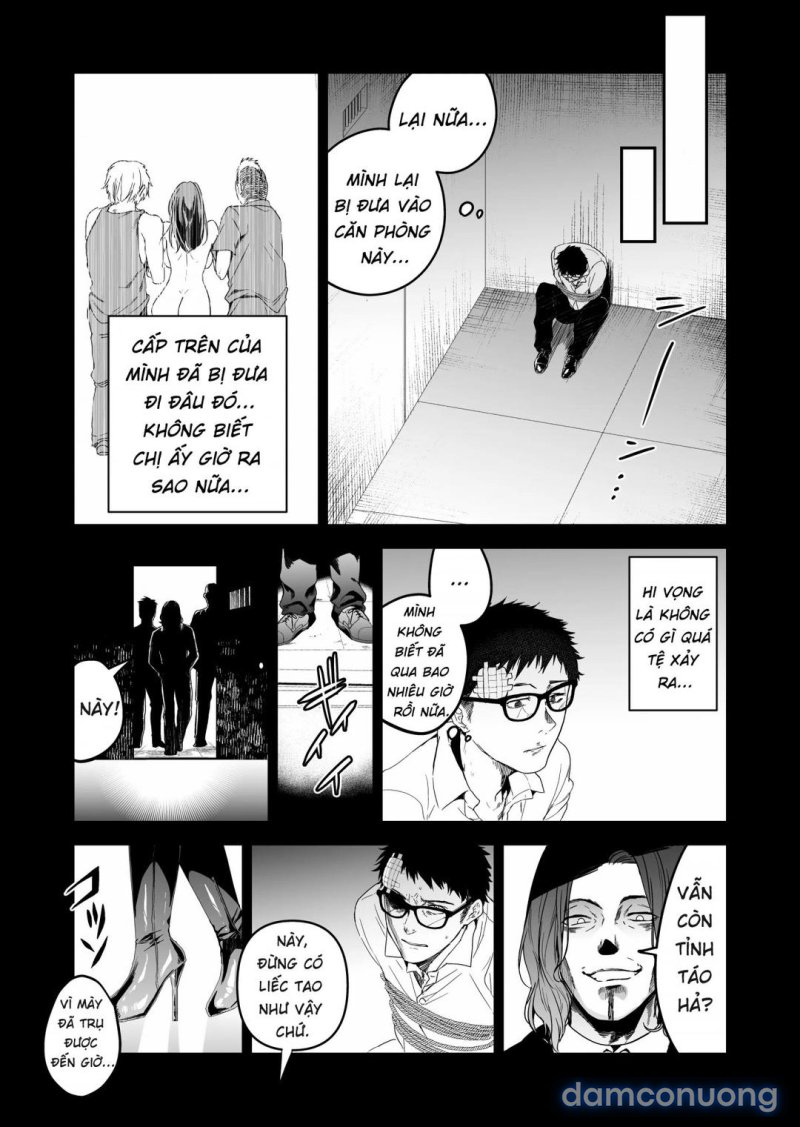 Hema Shita Boku o Kabatte Tsukamatta Senpai Onna Sousakan ga Akutou-domo ni Biyaku-zuke de Yarareru Sugata ni Kuzu Bokki Oneshot - Page 78