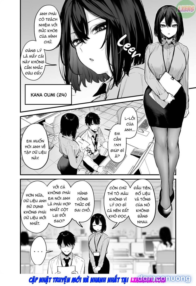 Lòng can đảm của cô nàng cấp dưới Oneshot - Page 4