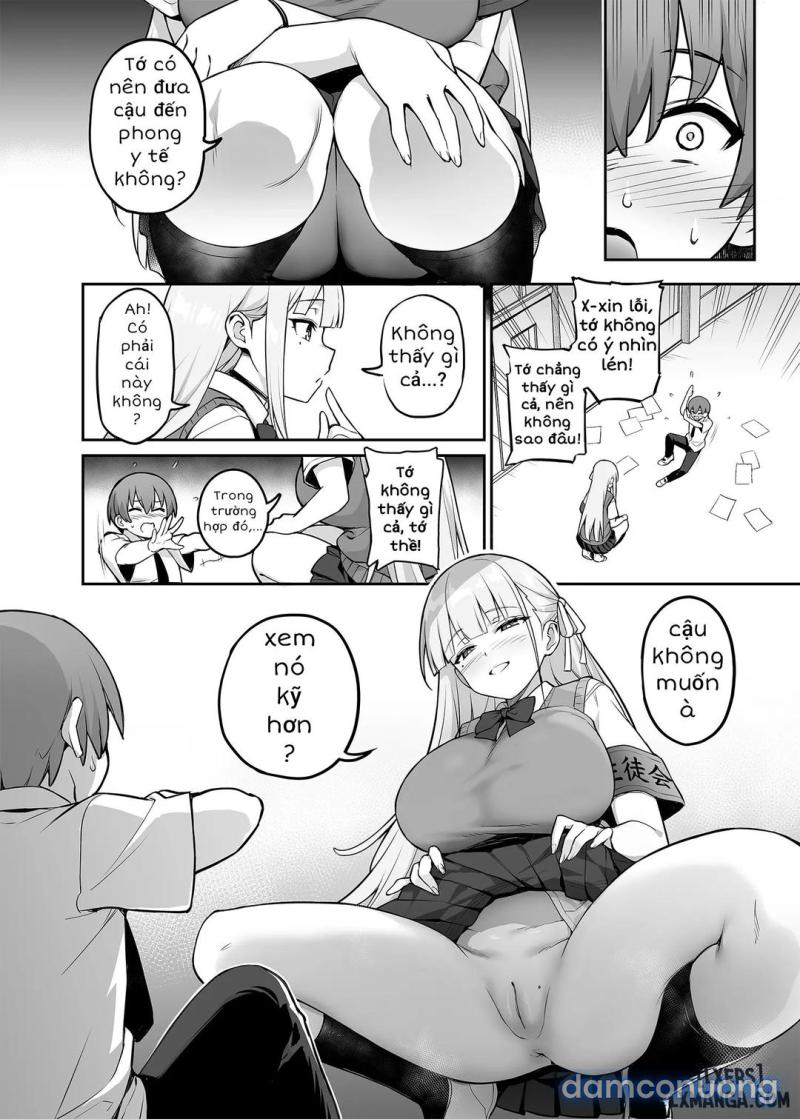 Akogare No Seitokaichou Ga Kyonyuu Sugiru Ken Oneshot - Page 10