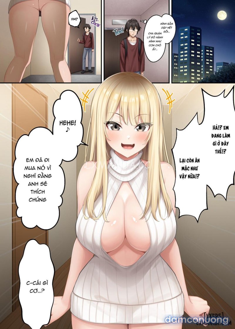 Bài học tại gia với mấy em gyaru quyến rũ Chapter 2 - Page 8