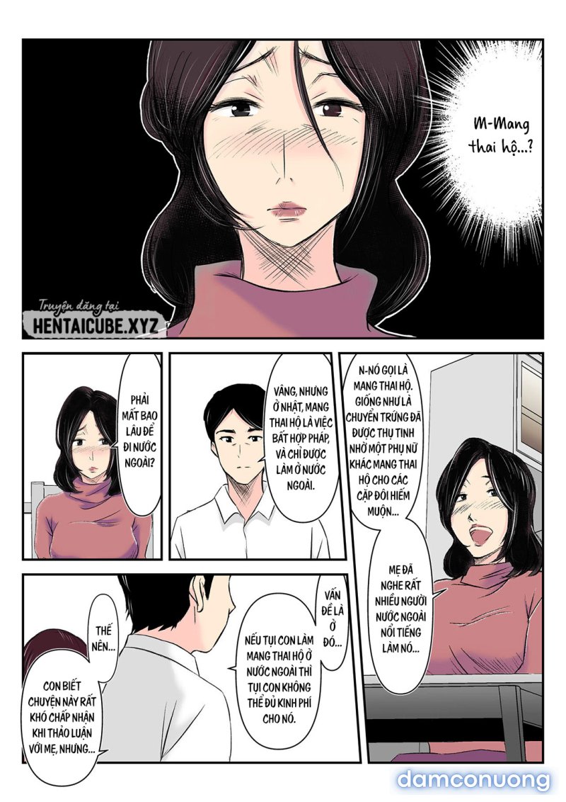 Nhờ mẹ vợ mang thai hộ Oneshot - Page 8