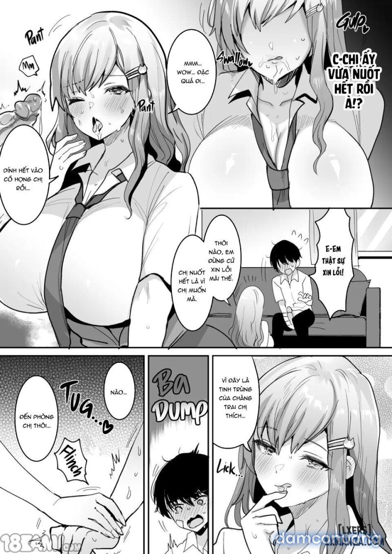 Chị Em Gyaru Sinh Đôi Phát Cuồng Với Con Cặc Của Tôi Chapter 1 - Page 10