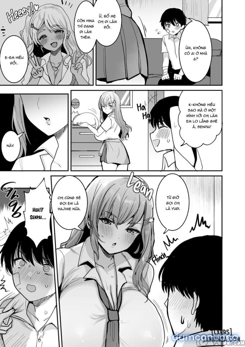 Chị Em Gyaru Sinh Đôi Phát Cuồng Với Con Cặc Của Tôi Chapter 1 - Page 4