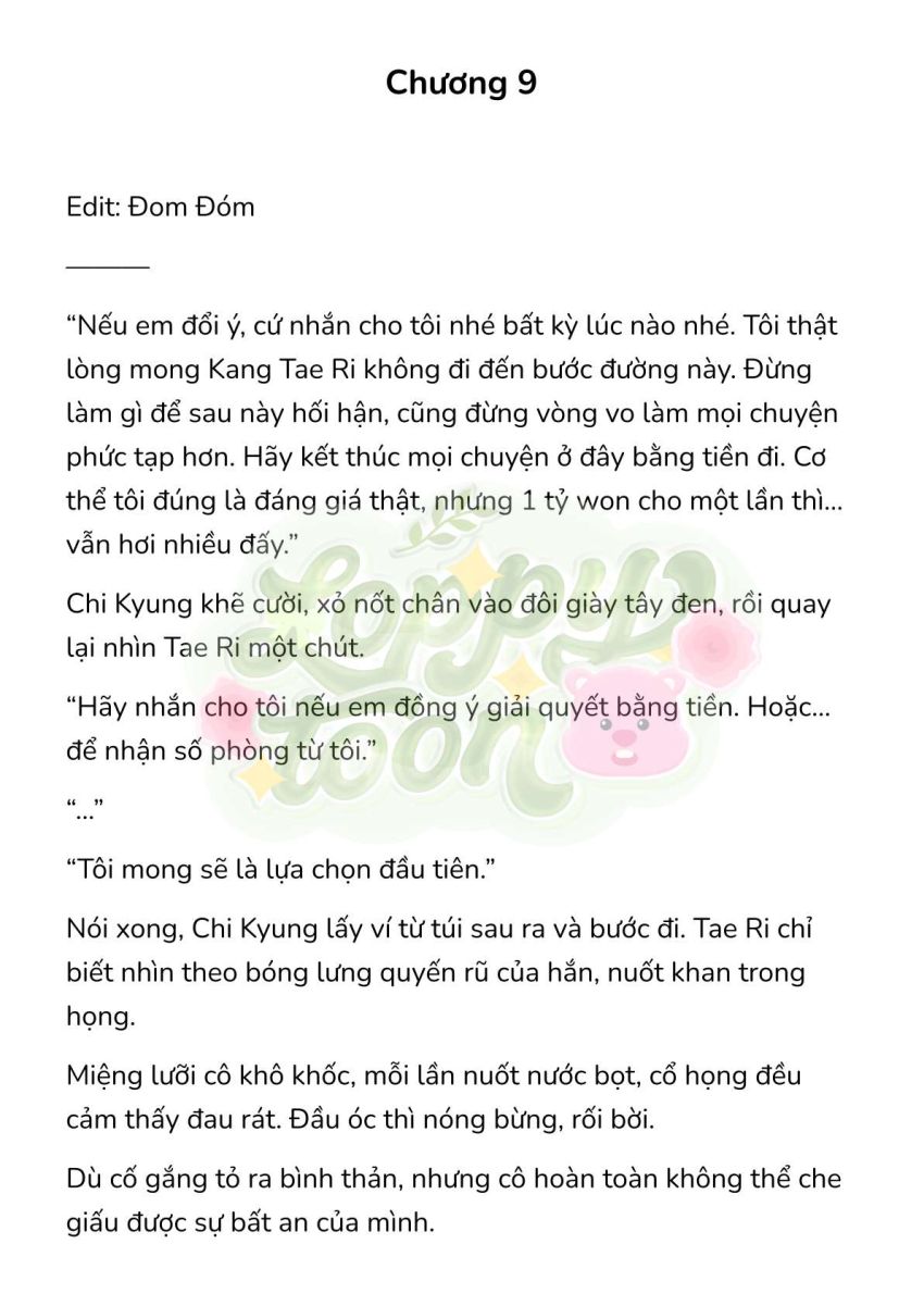 [Novel] Gửi Kẻ Xa Lạ Phản Bội Đạo Đức Chapter 9 - Page 1