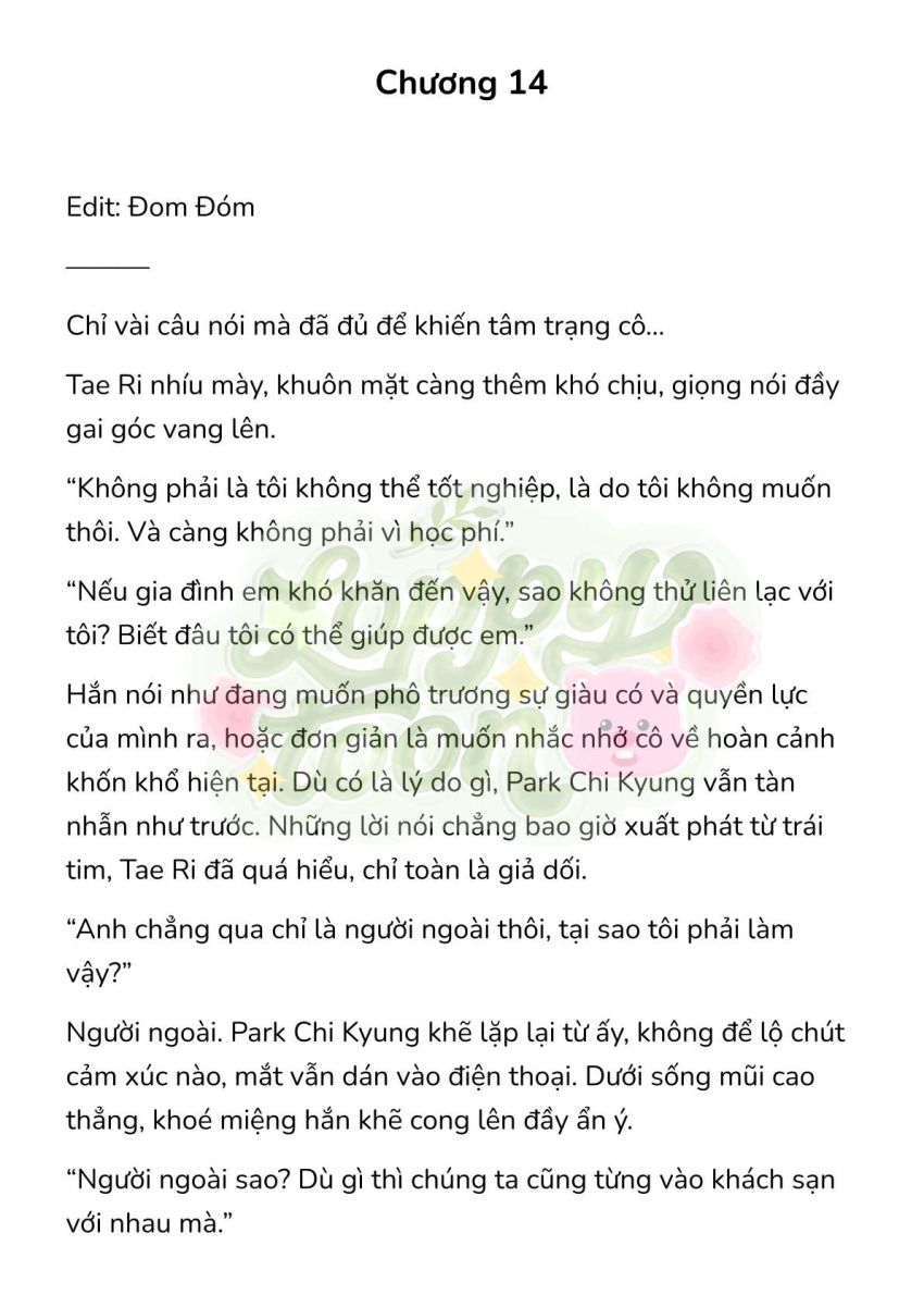 [Novel] Gửi Kẻ Xa Lạ Phản Bội Đạo Đức Chapter 14 - Page 1