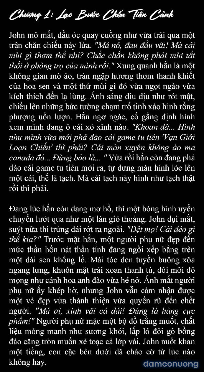 Xuyên Không Vào Cõi Tiên - Trang 2