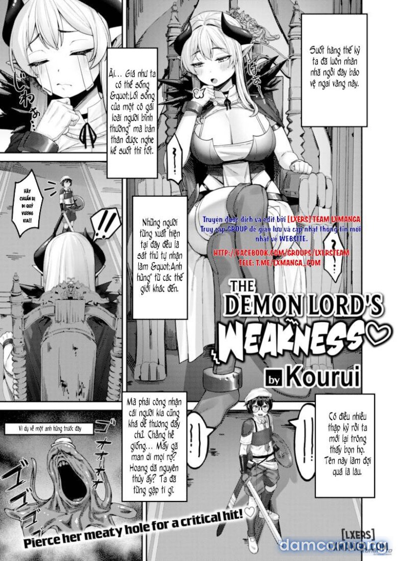 The Demon Lord's Weakness Oneshot - Page 1