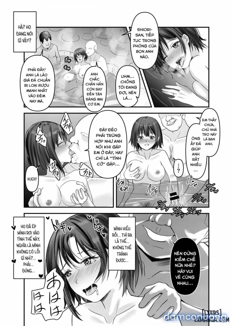 Hitozuma Shiori ga Onsen Ryokou de NTRta Hi ONESHOT Chapter 1 - Page 28