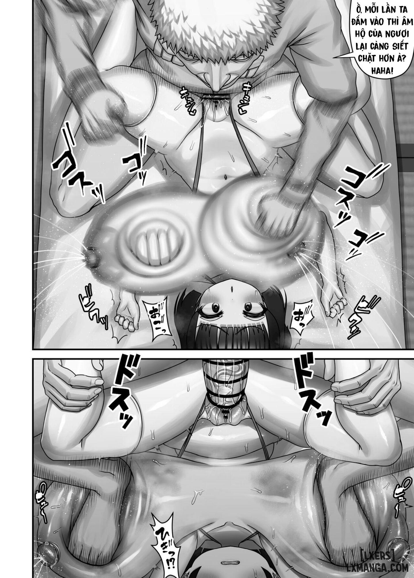 The loli busty monster has become a live onahole exclusively for the janitor uncle Oneshot - Page 43