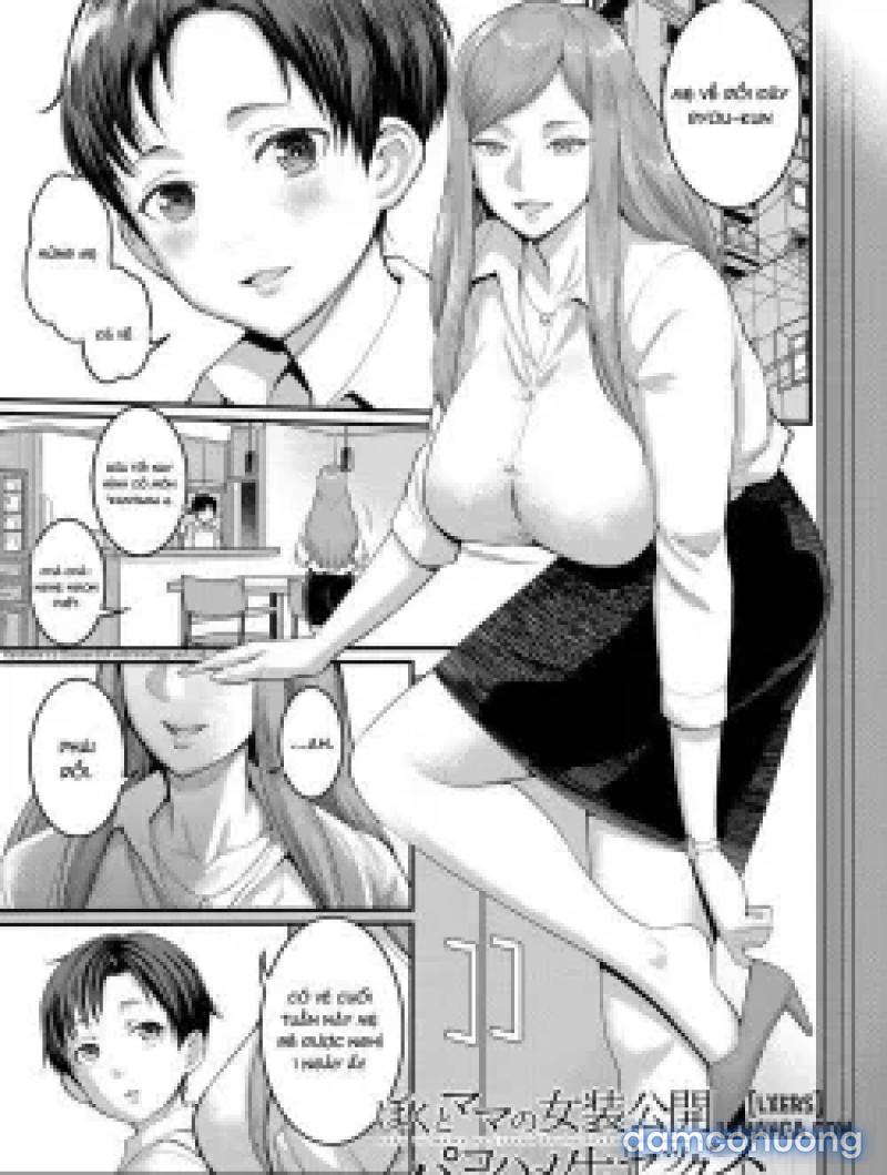 Boku to Mama no Josou Koukai Pakohame Nama Sex Chapter 1 - Page 26