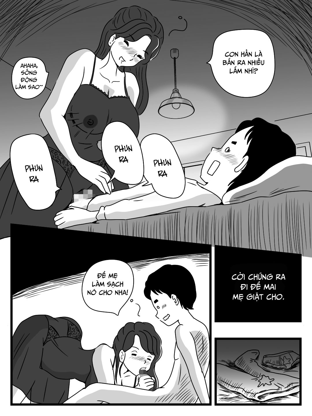 Dụ mẹ uống bia khi cha đi vắng Oneshot - Page 24