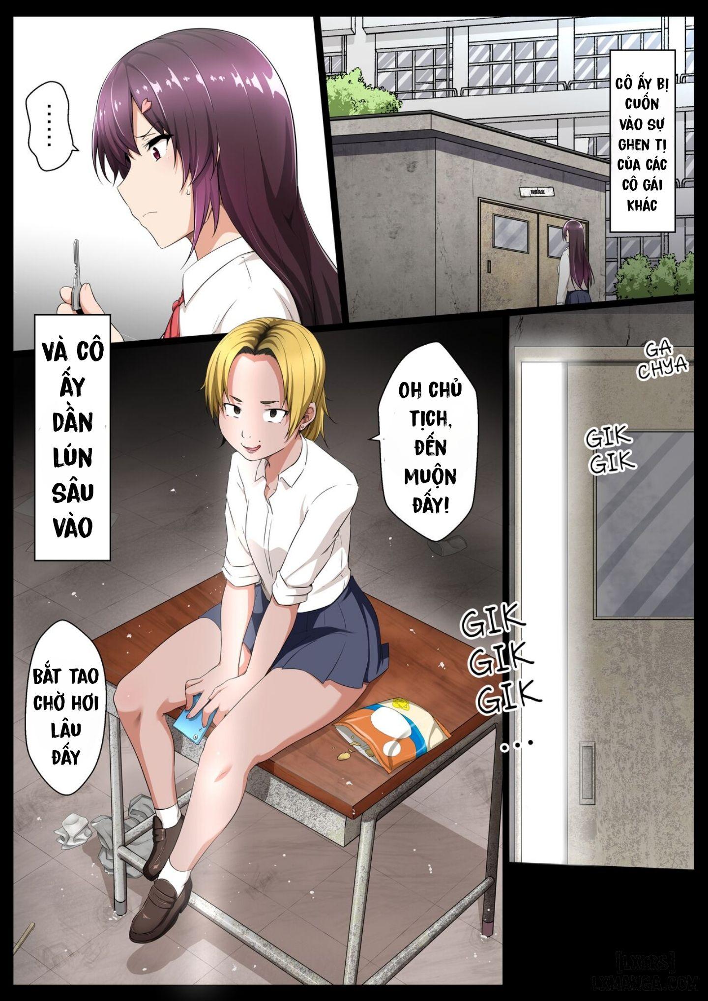 Seiseki Yuushuu na Iinchou ga Teihen Gyaru ni Sakaurami Sarerurashii yo Oneshot - Page 3