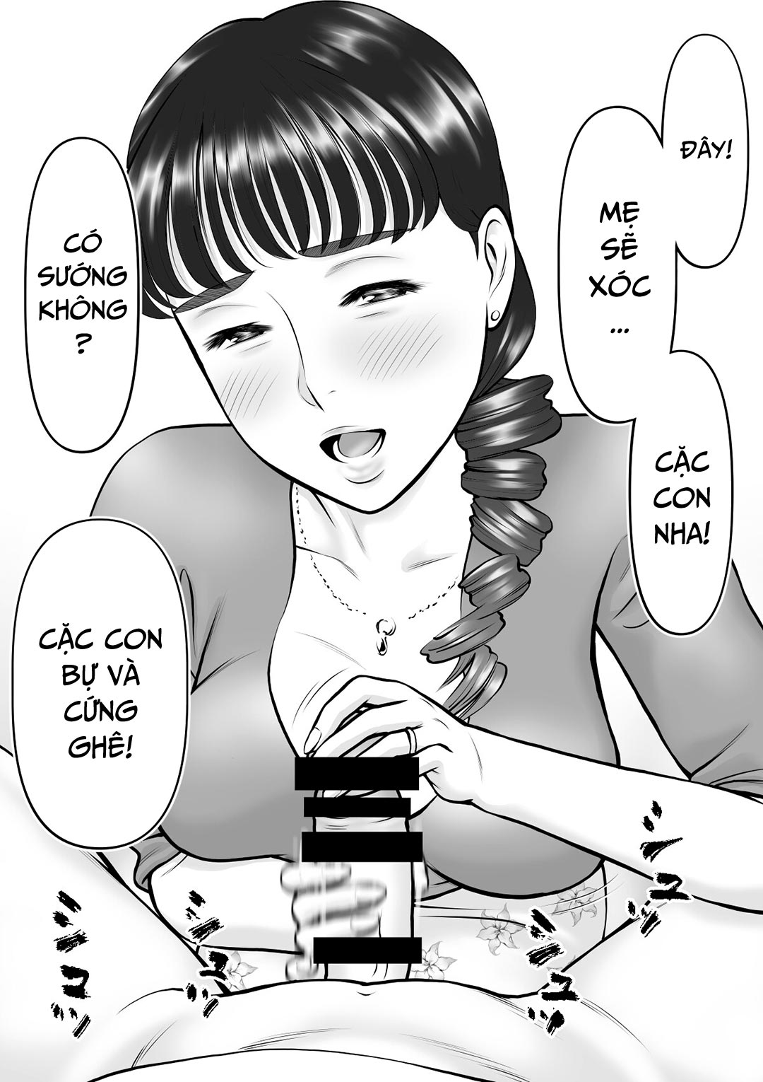 Tinh Của Tôi Chảy Ra Từ Miệng Mẹ Oneshot - Page 10