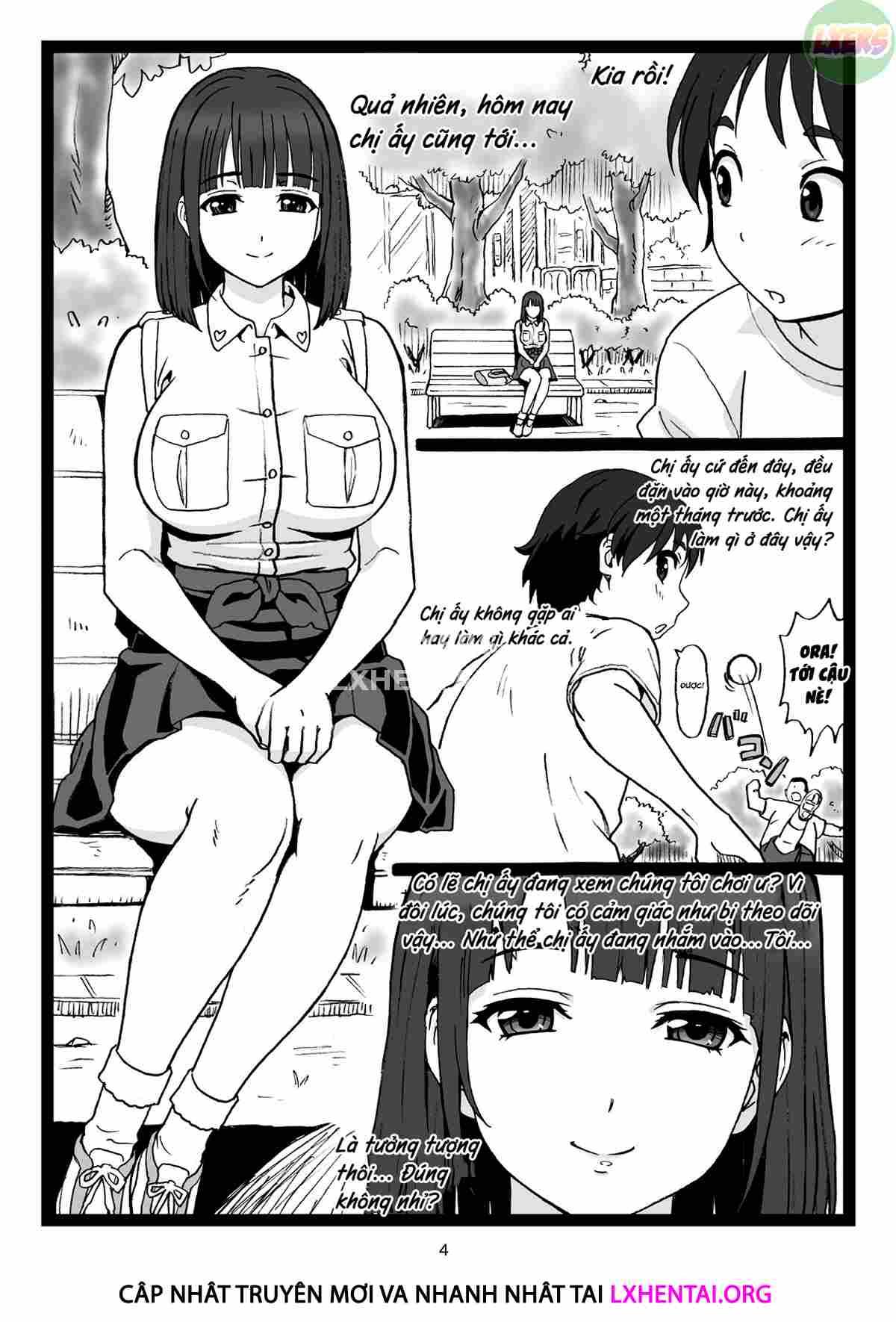 Chị gái xinh đẹp ở công viên Oneshot - Page 5