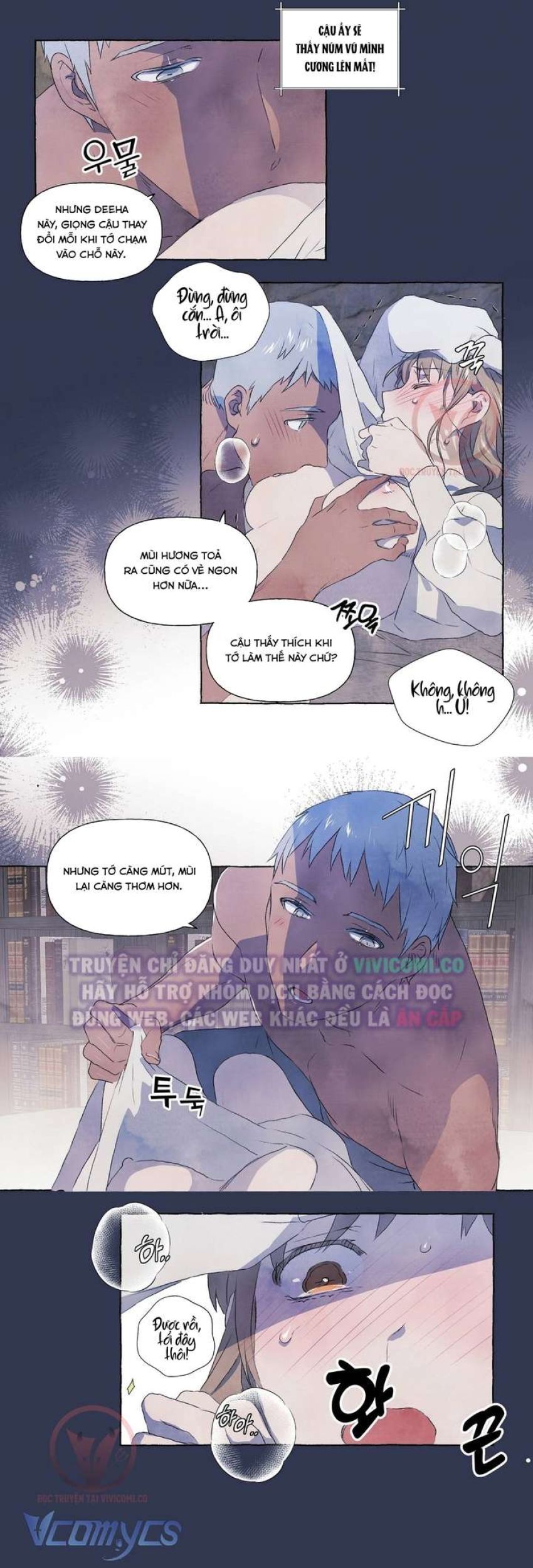 [18+] Chàng Sói Ngốc và Nàng Thủ Thư Chapter 3 - Page 9