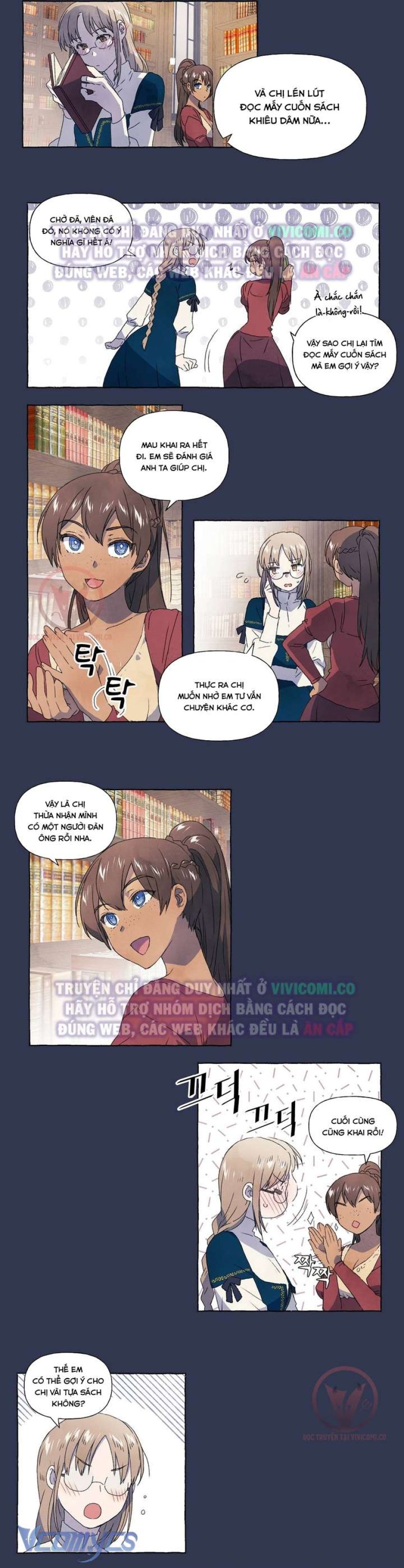 [18+] Chàng Sói Ngốc và Nàng Thủ Thư Chapter 9 - Page 3